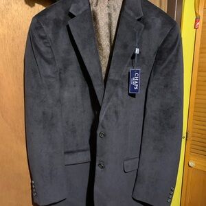 Chaps Men's Dark Gray Blazer